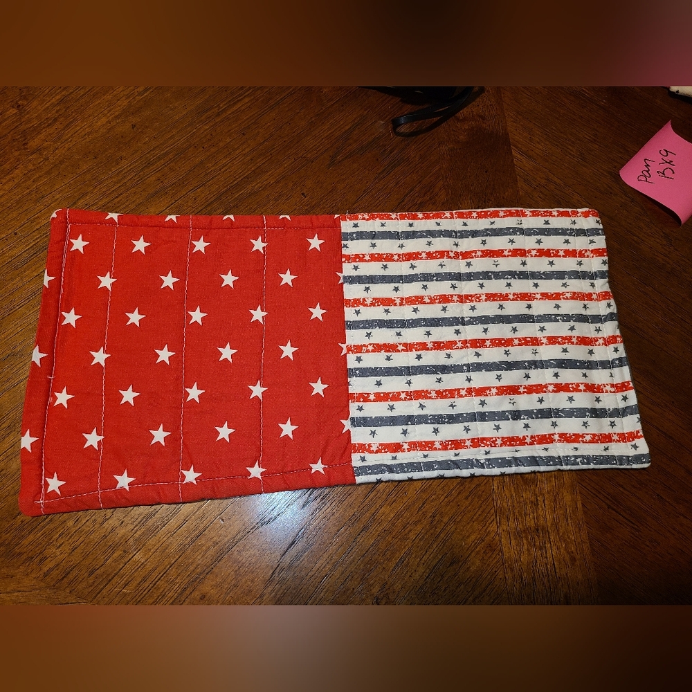 Hotpad handmade & quilted 17×8